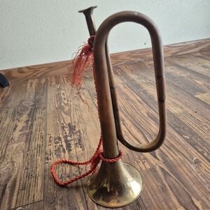 Vintage Bugle Musical Instrument